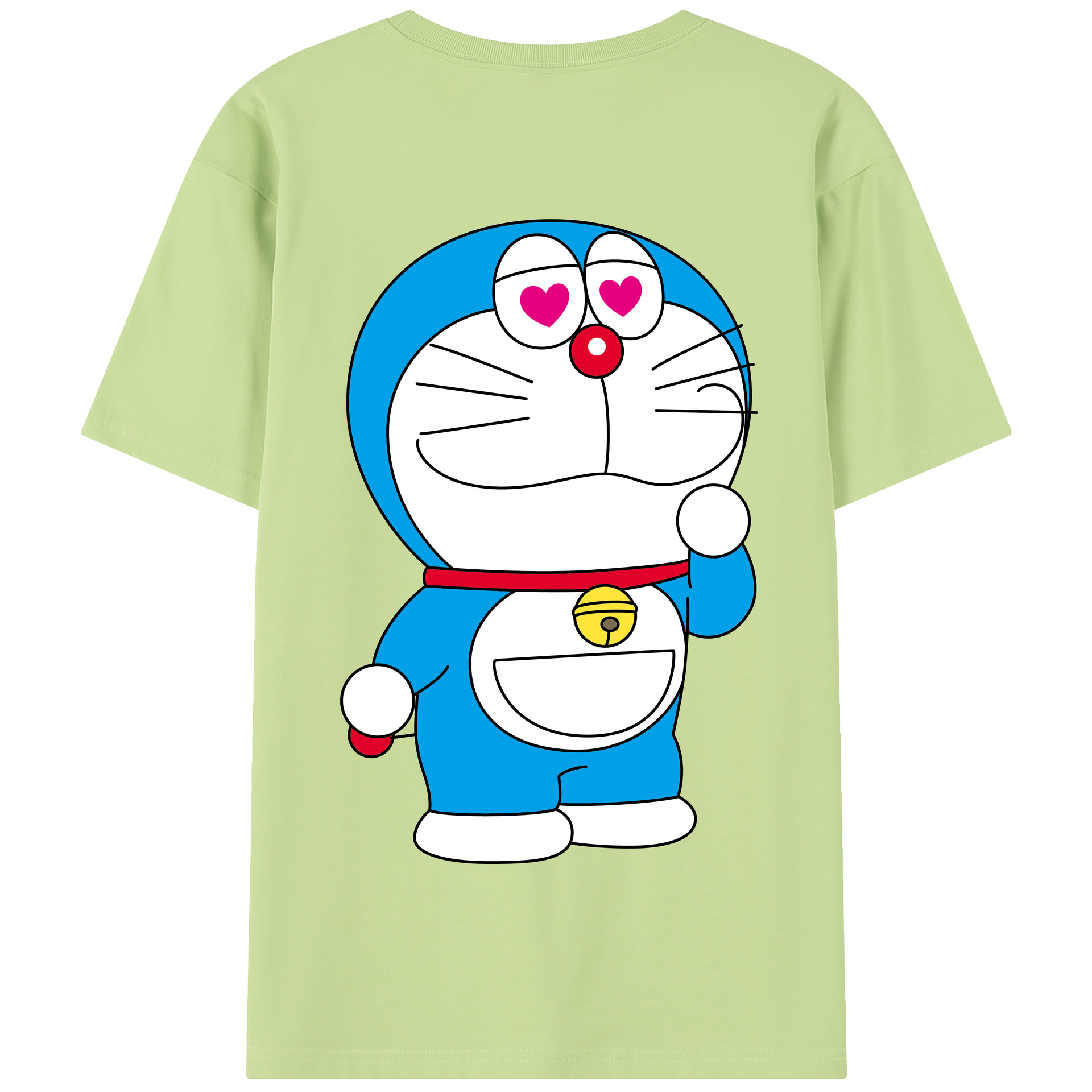 （画像用） ドラえもん Doraemon 綿100％半袖Tシャツ（背面プリント）